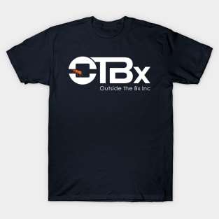 White OTBx Logo on Dark T-Shirt
